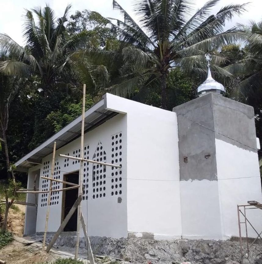 Pembangunan Masjid Desa Pussui Sudah 80% Selesai
